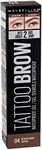 Maybelline New York, Tattoo Brow Waterproof Eyebrow Gel No. 04 Medium Brown, 5 ml