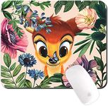 ERT GROUP Original and Officially Licensed by Disney Non-Slip Mouse Pad, Bambi 011 Pattern, Non-Slip Computer Mouse Pad, Rectangular 220mm x 180mm