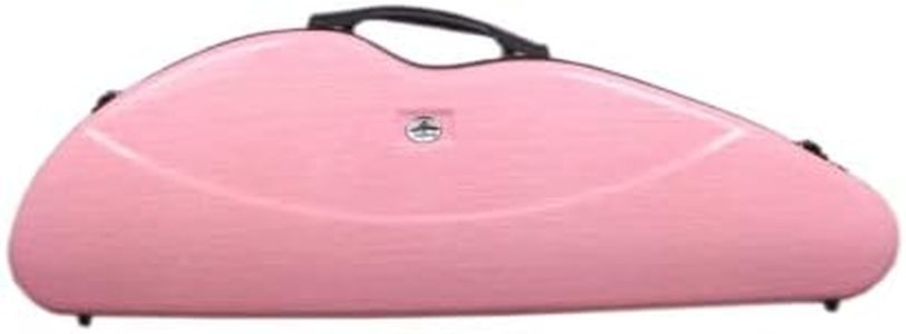 Yinfente 4/4 violin Case Mixed Carbon fiber Violin Box Strong Light With Password Lock 1.9kg weight 5 colors (pink)