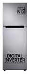 Samsung 236 L, 3 Star, Digital Inverter, Frost Free Double Door Refrigerator (RT28C3053S8/HL, Silver, Elegant Inox, 2024 Model)