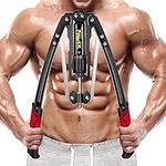 K-MART Adjustable Hydraulic Arm Strengthener, 10-200kg Hydraulic Power Twister Arm Blaster, Chest Expander, Chest Exerciser for Men, Arm Exercise Equipment, Bicep and Shoulder Press Machine (RED)