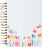 2024-2025 Eccolo Spiral Agenda Planner, Rising Garden, 18 Months, Weekly & Monthly Views, Stickers, Color Graphics and Quotes (7.75 x 8.75, Hardcover, July 2024 - Dec 2025)