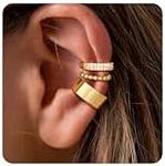 MOODEAR Trendy 3Pcs Ear Cuffs Non P