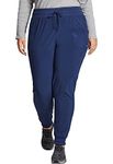 Dickies EDS Essentials Jogger Scrubs for Women, Drawstring Scrub Pants DK065, S, Navy