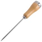 Ice Pick Crusher Wooden Handle Awl Punch Kitchen Bar, ice Pick Ice Picker with Safety Wooden Handle Stainless Steel Ice Ice Cream Maker Bar