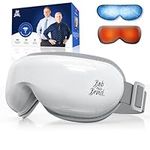 Bob and Brad EyeOasis 3 - Eye Massager with Heat and Cooling for Migraines, Electric Sleep Eye Mask with Music for Puffy & Dry Eyes, Dark Circles, Eye Strain Relaxation, Gifts for Women/Men