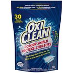 OxiClean Colour Shield Laundry Stain Remover Paks, Effective on Grease, Blood, Wine Stains and More - Brightens Colour, Chlorine Bleach, 30 Counts