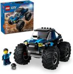 LEGO City Blue Monster Truck Off-Road Toy Playset with a Driver Minifigure, Imaginative Toys for Kids, Fun Gift for Boys and Girls Aged 5 Plus, Mini Monster Truck, 60402