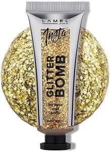 LAMEL Insta Glitter Bomb: Quick-Dry Holographic Face & Body Glitter Gel | Long-Lasting Shine & Effortless Removal | Perfect Face Glitter Makeup & Body, Hair Shimmer | Vegan & Cruelty Free -0.67 fl.oz