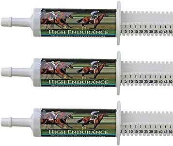 High Endurance Oral Paste Horse Supplement for Horses—3-Pack. Electrolytes, Vitamins and Minerals to Help Prevent Dehydration. Three 60-ml Easy-Dose Syringes. Cox Veterinary Lab. Made in USA.