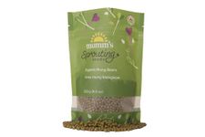 Mumm's Sprouting Seeds - Mung Bean | 250 Grams (8.8 oz) | Certified Organic & Non-GMO | High Germination Rate | Resealable Bag | Crisp Light Nutty Sprouts | Wholesome, delicious and nutritious