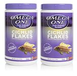 Omega One Cichlid Flakes, 5.3 oz, Pack of 2