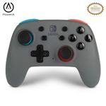 PowerA Nano Enhanced Wireless Controller for Nintendo Switch – Grey-Neon