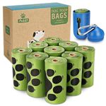 Pobby Biodegradable Dog Poop Bags Unscented 24 Refill Rolls Large Size 9" X 13" Durable Thick Dog Waste Bags Easy Tear-Off Leak-proff (360-count)