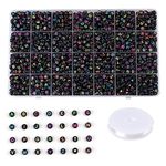 SYGA Plastic Beads for Kids Crafts Children's Jewelry Making Kit DIY Bracelets Necklace Hairband and Rings Craft Kits Birthday for 4, 5, 6, 7-Year-Old Little Girls(Design-2) Multicolor