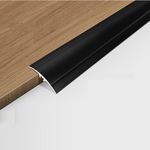 ZZLQIAN Aluminium Door Bars, 2Pack 900 × 50mm,Doorway Floor Threshold Transition Strip,Carpet Cover, Door Floor Edging Trim Profiles, Floor Joiners,Tiles to Laminate