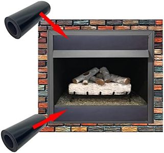 Neattec Magnetic Fireplace Draft Stopper - Fireplace Cover to Block Cold Air from Vent to Prevent Heat Loss - Magnet Fireplace Screen - Indoor Chimney Draft Blocker Vent Covers- 40" x 4" - Pack of 2