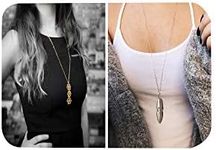 HUASAI 2Pcs Long Necklaces for Wome