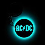 Mi Glow Store | Glow in the Dark Keychains | Music | Compatible with ACDC (Blue)