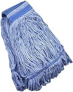 Mop Head Replacement Commercial Heavy Duty String Blue Wet Mop Heads for 3 Typs Commercial Mop Handle(1,Medium)