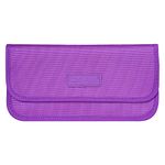 wisdompro RFID Signal Blocking Bag, Faraday Pouch for Cell Phones and Car Keys, Keyless Car Key Signal Blocker, Keyless Entry Protector - Purple