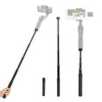 Extension Rod for Gimbal - YILIWIT 29 inch Adjustable Selfie Stick Compatible with Gimbal Stabilizer DJI Osmo Mobile 3 2/Feiyu/Zhiyun Smooth Q & 4 and All Gimbles with 1/4" Thread Handheld Pole