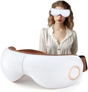 HealthRelife Masseur pour les yeux avec chaleur, vibration et musique massage vibrant pour détendre les yeux