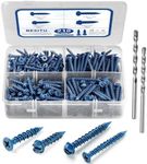 Besitu 210Pcs Concrete Screws 1/4" 