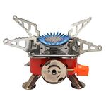 NEAR STOP Ultra-Light Small Volume Folding Camping Butane Gas Stove Burner with Storage Bag (Square)