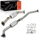 A-Premium Left and Right 2-PC Catalytic Converter Kit Direct-Fit Compatible with Toyota Sequoia 2001 2002 2003 2004 4.7L, EPA Compliant, Replace# 174500F030, 174100F020