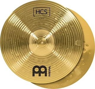 Meinl Cymbals HCS 13” Hihats (Hi Hat) Cymbals for Drum Set, Pair— Made in Germany — Traditional Medium Brass, 2-Year Warranty, (HCS13H)