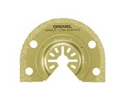 Dremel MM500 1/8-Inch Oscillating Multitool Blade for Grout Removal, Fast Cutting Carbide Accessory - Universal Quick- Fit Interface Fits Bosch, Makita, Milwaukee, and Rockwell, Gold