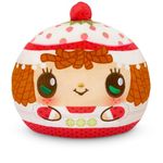 TeeTurtle Strawberry Shortcake Scented Reversible Plush - Strawberry Shortcake and Custard - Cute Kawaii 6" Strawberry Scented Plushie