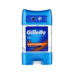 Gillette high perfomance anti-persprint clear gel Deodorant stick for Men | Underarm Roll on Anti Odour 70ml (Sport triumph 48Hr)