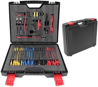 CMTOOL Multimeter Test Leads Kit 92PCS Multimeter Leads Kit Multimeter Alligator Clips Voltmeter Leads Volt Meter Leads Banana Plug Meter Leads Oscilloscope Probes Automotive Test Leads Kit with Case