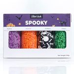 The Select Aisle Spooky Sprinkles - 100g [Cake Decorations Kit / Bundle | Combination Sprinkles | Cake Toppers | Multicolor Sprinkles / Vermicelli / Strands | Halloween Themed Rainbow Sprinkles |Baking Decor ]