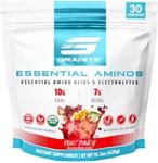 Granite 10g Essential Amino Acids Powder | Muscle Recovery Supplement for Muscle Growth | 7g BCAA Powder with Electrolytes | 30 Servings | Fruit Punch Flavor | Soy & Gluten Free | Made in USA