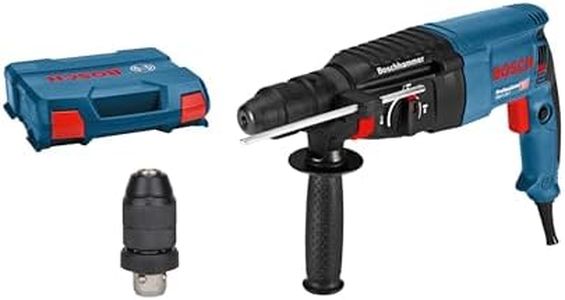 Bosch Professional Bohrhammer GBH 2-26 F (Leistung 830 Watt, Wechselfutter SDS-plus, inkl. Zusatzhandgriff, Tiefenanschlag, Maschinentuch, Schnellwechselbohrfutter, Handwerkoffer)