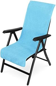 JEMIDI Chair Lounger Towel - Soft Terry Cloth Cover for Beach Loungers Sunbathing - Beach and Holiday Accessory - 60cm x 130cm