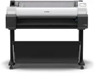 Canon imagePROGRAF TM-340 36" - Large Format 5 Color Poster & Plotter Printer with Media Detection, Color Calibration, Printer Stand/Catch Basket, 300 ml of Ink, and 2-Year Warranty