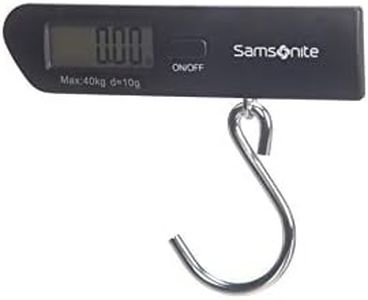 Samsonite Global Travel Accessories - Báscula para Equipaje Digital, 14 cm, Negro (Black)