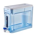 Culligan ZeroWater 32-Cup Ready-Read 5-Stage Water Filter Dispenser with 5-Stage 0 TDS Water Filter – IAPMO Certified to Reduce Lead, Chromium, and PFOA/PFOS