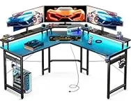 ODK L Shaped Gaming Desk with LED L