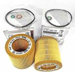 11-42-7-953-129 Set Oil-Filter Element for BMW F22 F23 F30 F34 228i 320i 328i 428i 428i Gran Coupe 528i X1 X3 Z4 Premium Quality - 2 Pack