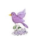 Somil Little Flying Bird Sitting On A Tree Animal Figure, Statue, Showpiece Handmade Crystal Showpiece for House Decoration, Car Dashboard, Gift