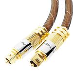 AKORD 1.5m Optical Cable Digital Audio Lead Toslink SPDIF DTS Surround Sound Subwoofer