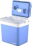 24L Electric Cool Box Cooler for Drinks Food Ice, Hot & Cold Coolbox for Travel Camping Picnic Caravan Festivals, 12V DC &240V AC Adapter CE GS Certified