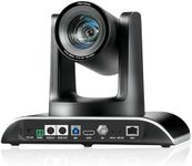 Tenveo AI Auto Tracking PTZ Camera 3G-SDI/HDMI/USB3.0/LAN PoE 30X Optical + 8X Digital Zoom IP PTZ Live Streaming Camera, 1080P 60FPS Wide FOV for Church Services Worship Large Events Live Broadcast