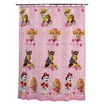 Paw Patrol Girl Skye Kids Waterproof PEVA Shower Curtain Rings Not Included, 70 in x 72 in, (Ofiicially Licensed Product) by Franco