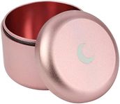 Brando Moon Pocket Storage Case Container Smell Proof and Air Tight - Easy to Carry and Best Way to Preserve & Coffee (XL, Rose Gold)